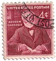 Carnegie Postage Stamp