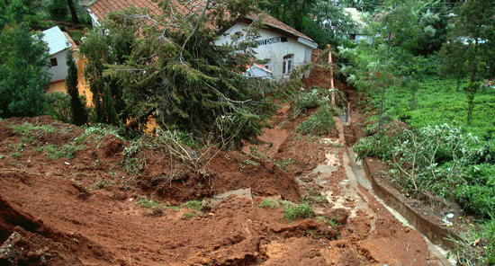 Mudslide in Kotagiri